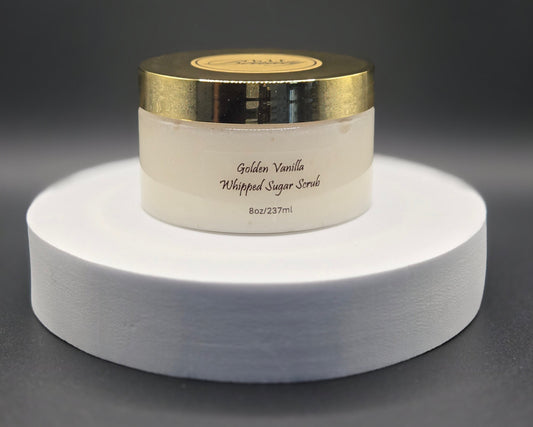 Golden Vanilla Whipped Sugar Scrub