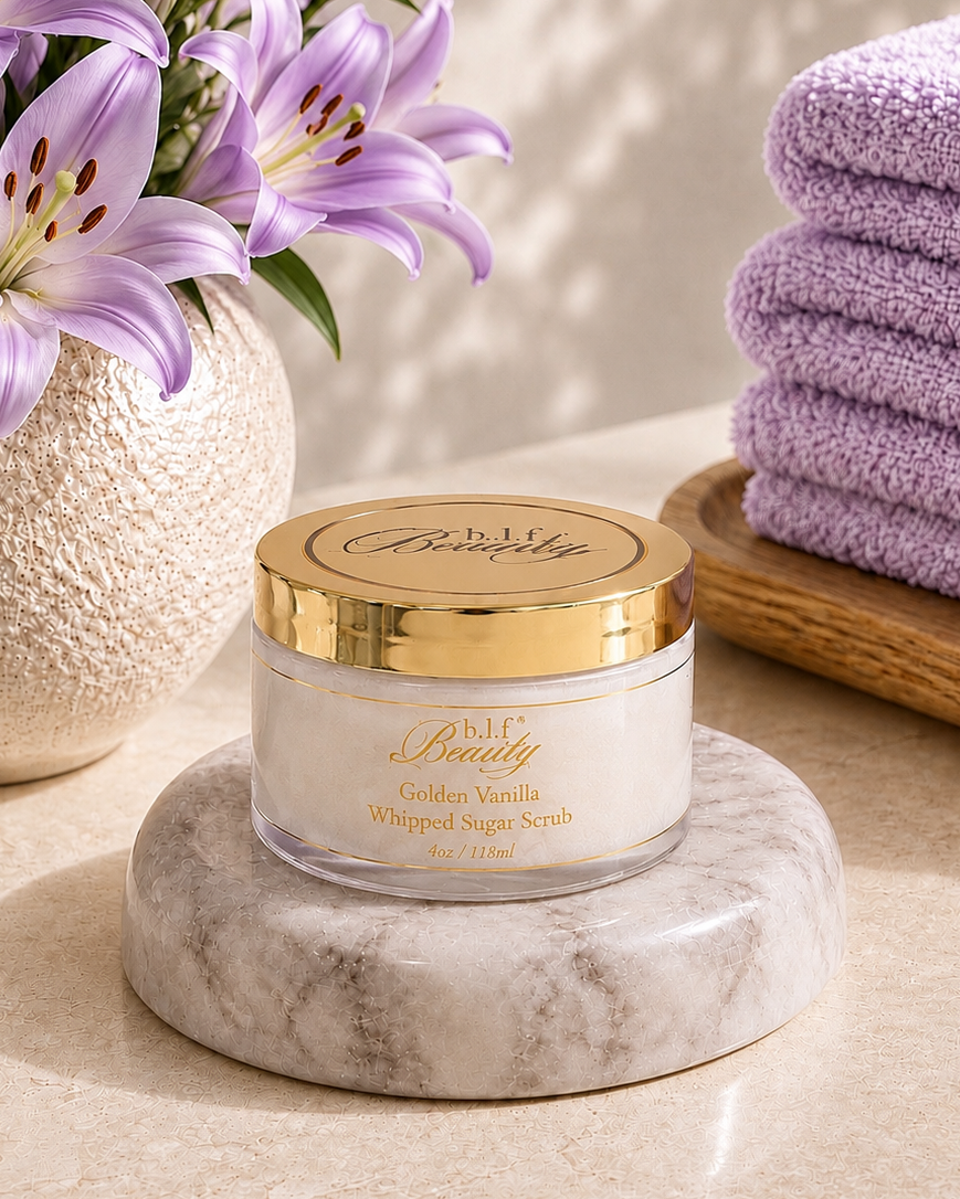 Golden Vanilla Whipped Sugar Scrub