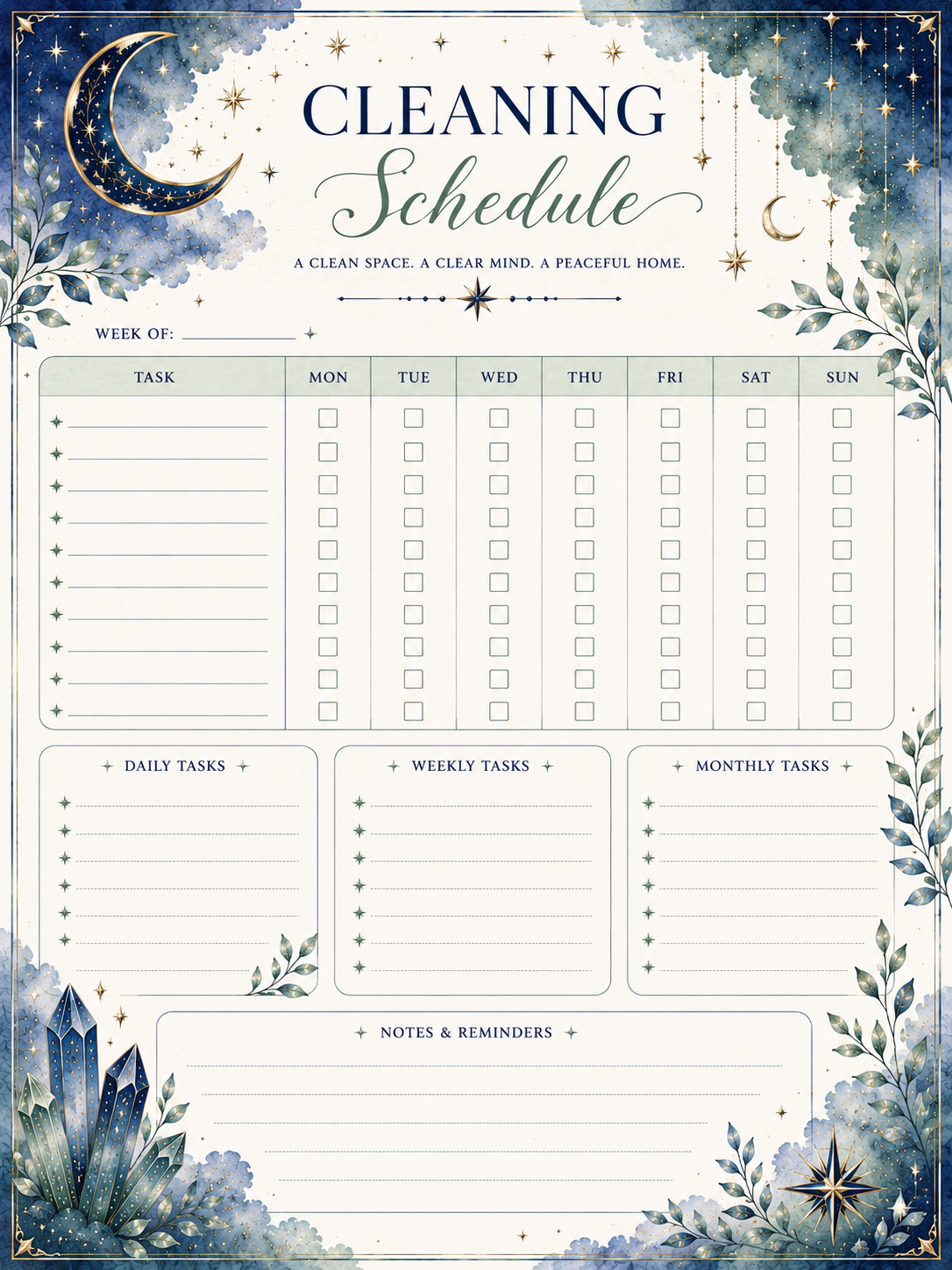 Celestial 9-Disc Planner