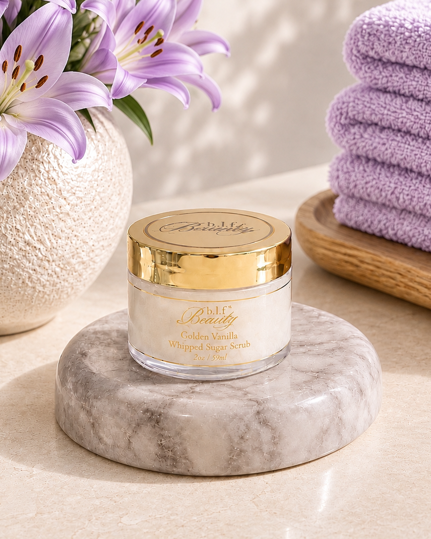 Golden Vanilla Whipped Sugar Scrub