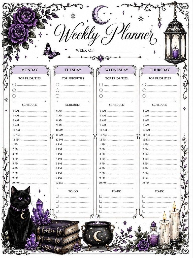Mystical Intention 9-Disc Planner