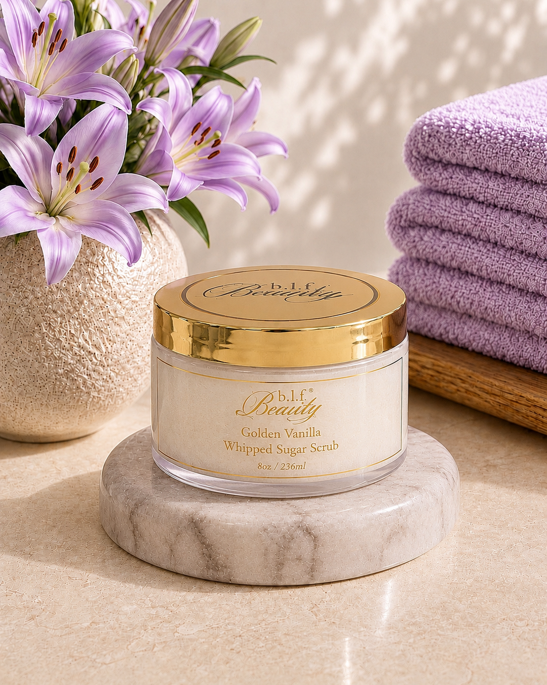 Golden Vanilla Whipped Sugar Scrub