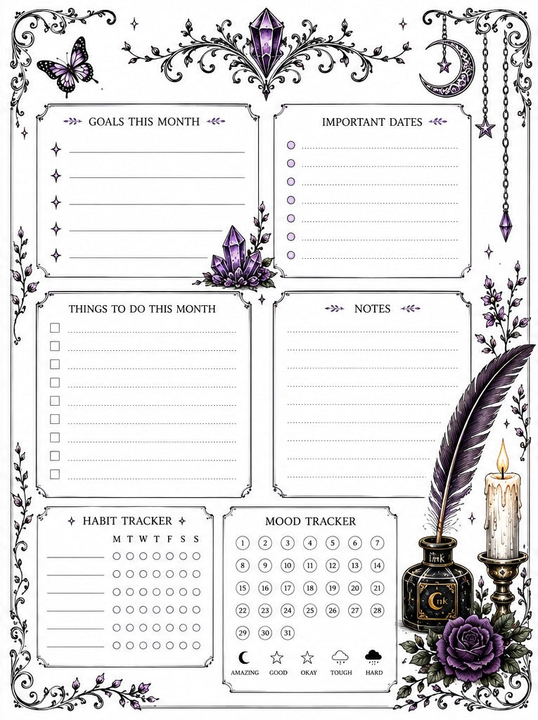 Mystical Intention 9-Disc Planner