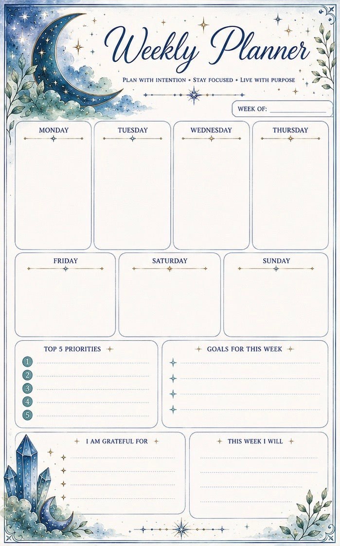 Celestial 9-Disc Planner