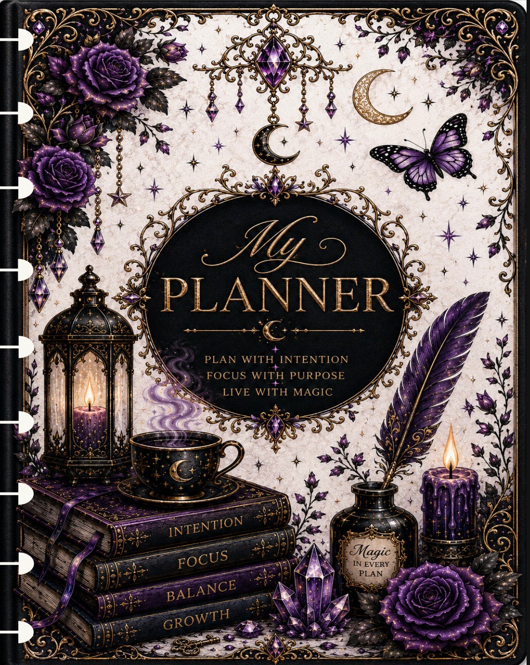 Mystical Intention 9-Disc Planner